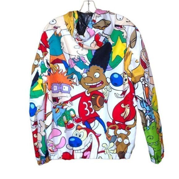 Members Only x Nickelodeon Rugrats Unisex Windbreaker Jacket with Hood S… - Picture 6 of 8